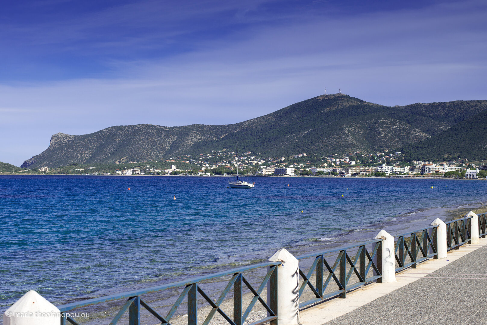 Porto Rafti bay overview
