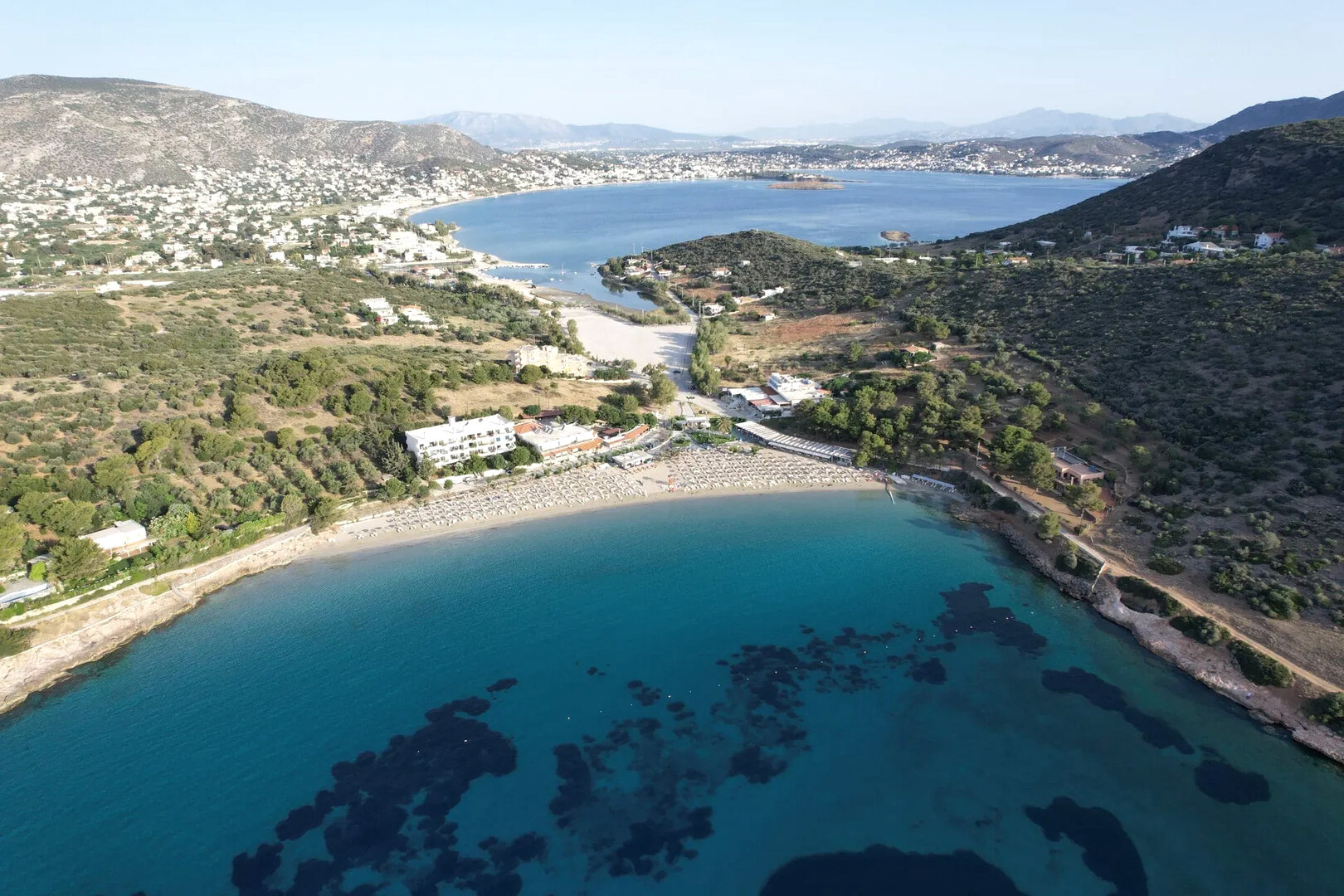 Porto Rafti sandy beach