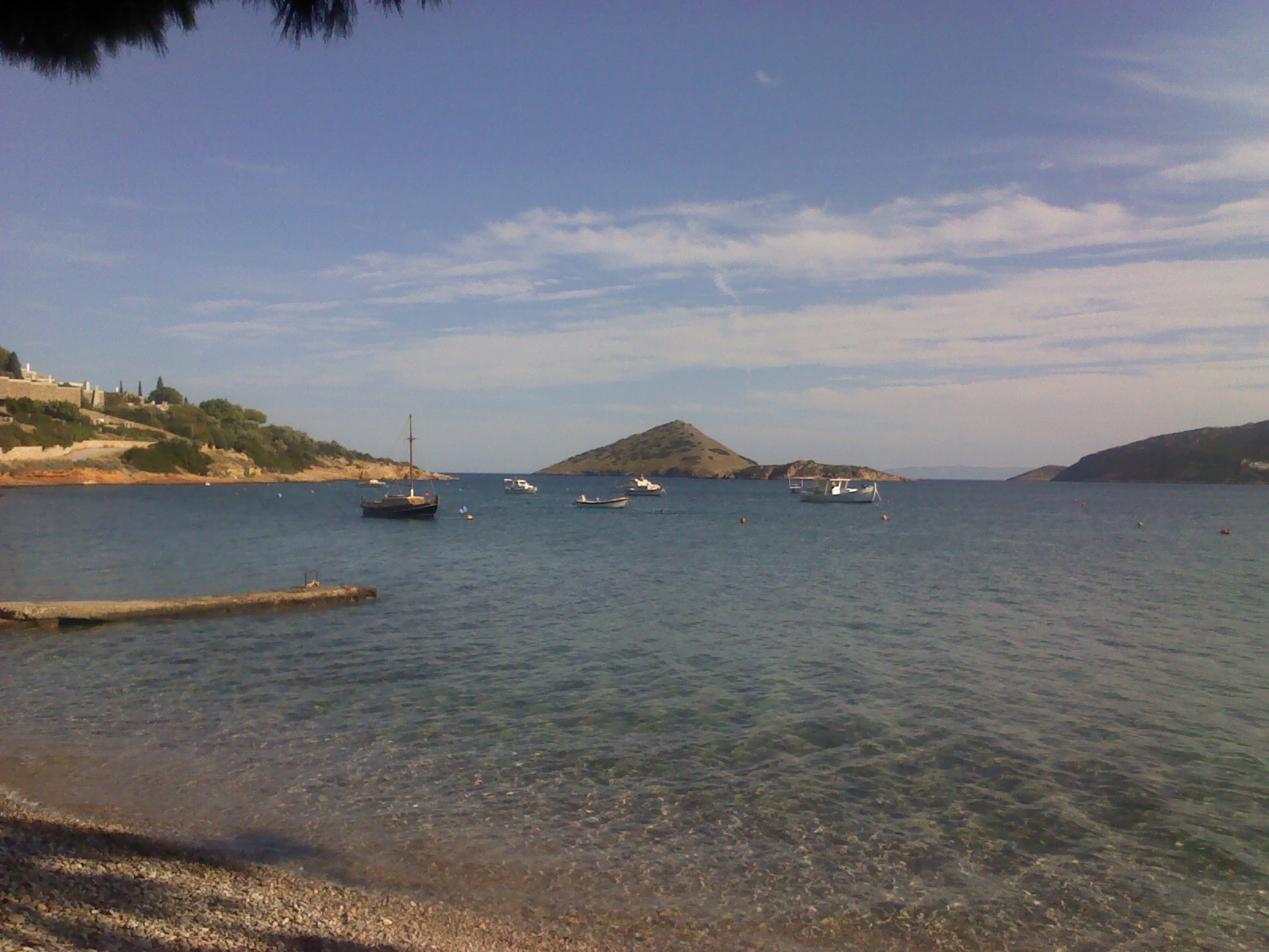 Rafti Island seen from the shore