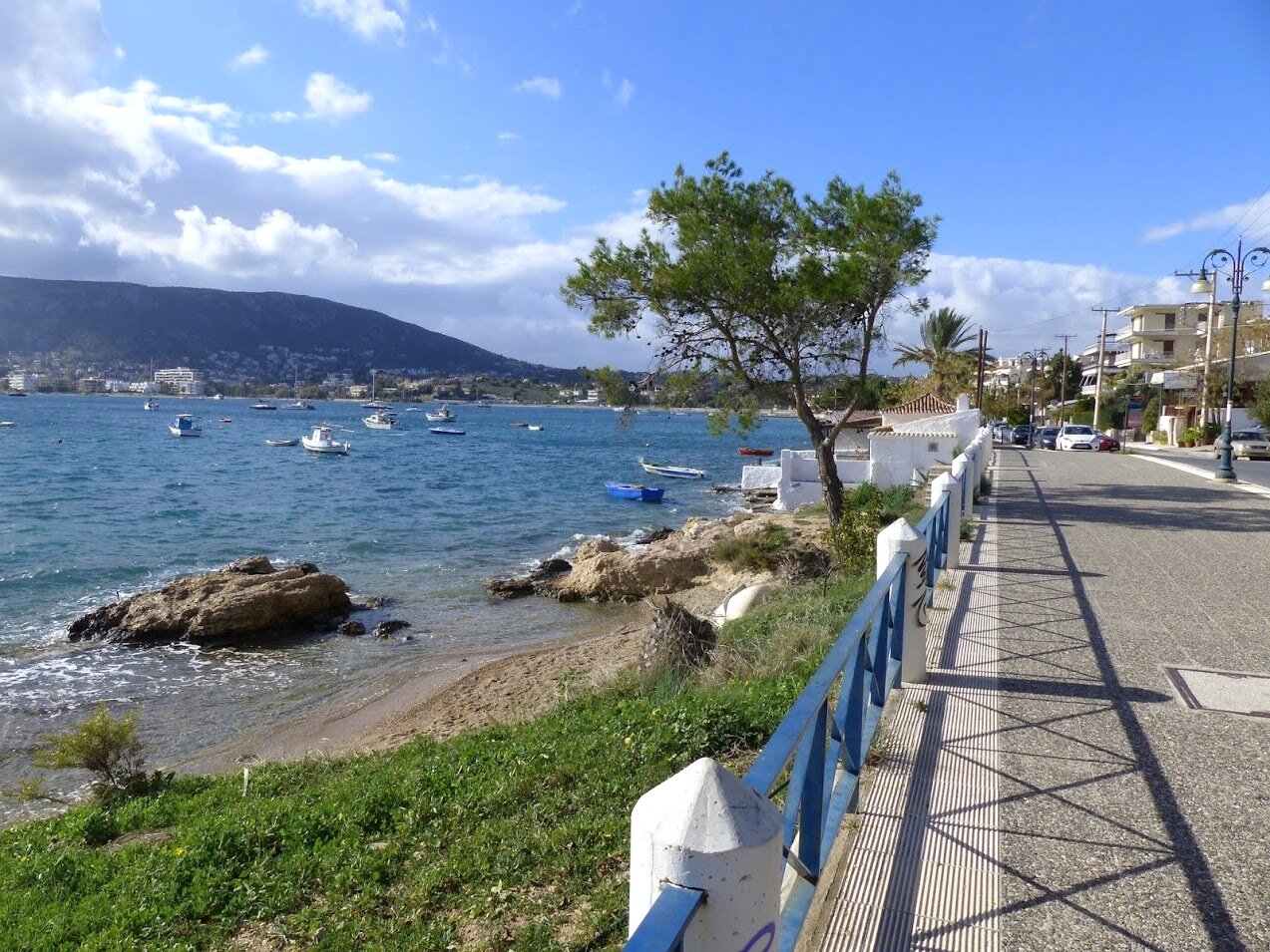 Porto Rafti waterfront promenade